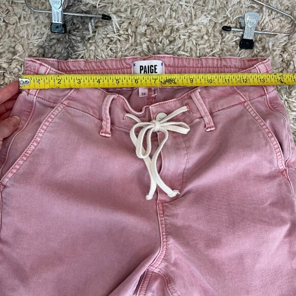 PAIGE JEANS Christy Joggers - Drawstring Pants with Elastic Waist - Size 26 - Picture 12 of 15